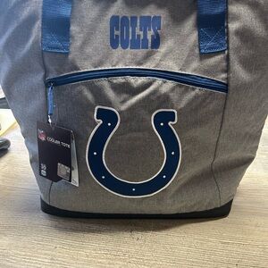 Colts Gray and Blue Cooler Tote Bag